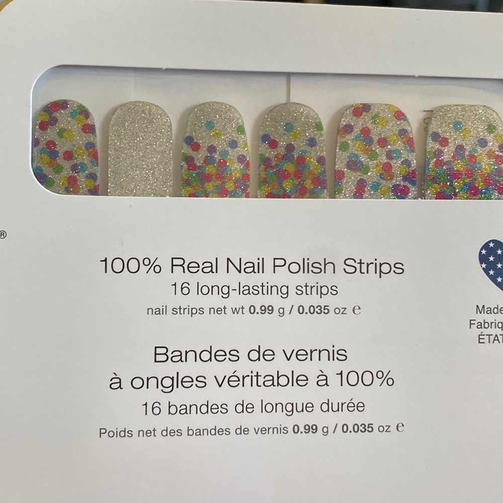 Color street confetti nail set
